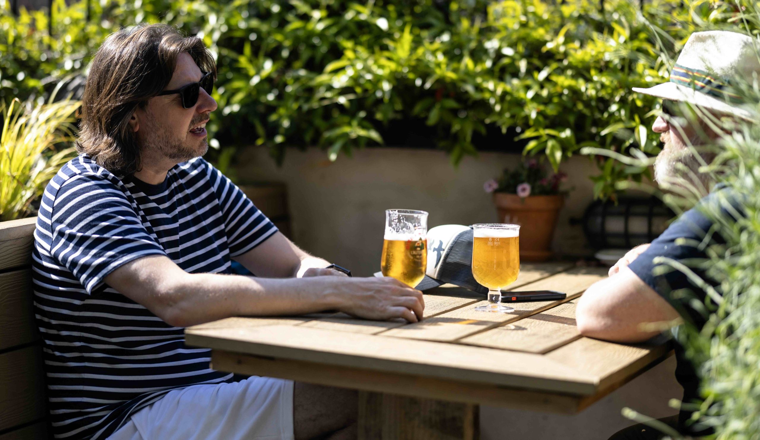 bell inn garden friends authentic pubs garden